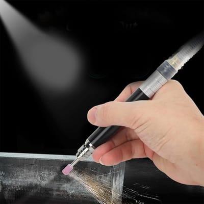 Dailygoods- Potloodslijper Ergonomisch Ontwerp - Mini Pneumatische Slijpmachine - Hoge Snelheid 65.000 tpm - Duurzaam - Lichtgewicht - Precisietaken