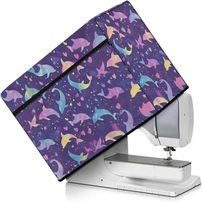 Naaimachine Beschermhoes - Naaimachinehoes Opbergtas - Naaimachine Beschermen - Met Handige Zakken - 45 x 22 x 32 cm