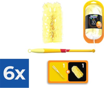 Swiffer Duster XXL - 1 Stofdoekje 360° - Voordeelverpakking 6 stuks