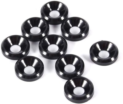 Dailygoods- Bout M3 - 10st Geanodiseerd - Verzonken Kop - Ringen/Pakking - Aluminium - Hoge Hardheid - Sluitring