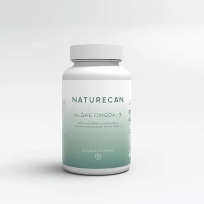 Naturecan Vegan Omega 3 Algenolie - life’s®OMEGA - 1000 mg Algenolie per Dagelijkse Dosis - 150 mg EPA & 300 mg DHA - 120 Capsules