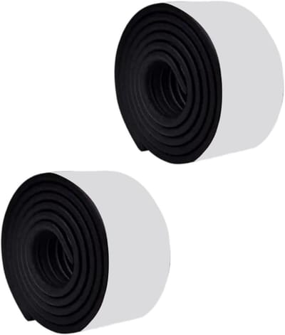 Stapelbedladder Pads - Ladderkussens Laddermatten - Comfortabel Klimmen - Zelfklevende Pasvorm - 200 x 8 cm - Zwart