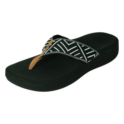 Reef CUSHION CLOUD TX BLACK GEO Dames Slippers - black geo