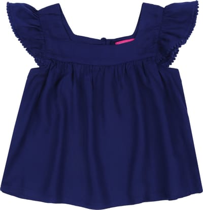 Luchtige, marineblauwe blouse 3-4 jaar 104 cm