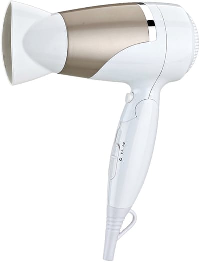 Elit Föhn 1600W- lichtgewicht haardroger- met koude lucht stand- compact en sneldrogend-zwart.