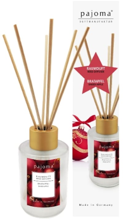 Kerst Geurstokjes - Bratapfel - Pajoma | 1x 100ml - Gebakken Appel Geur | Geurverspreider - Kerstgeur - Herfst & Winter
