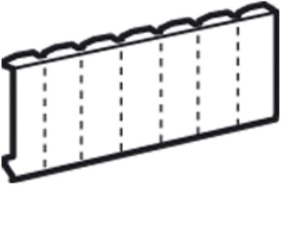 Verdeelstrip 18 Modules Wit voor Installatiekasten