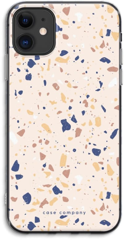 Case Company® - Hoesje geschikt voor iPhone 11 hoesje - Terrazzo N°23 - Soft Cover Telefoonhoesje - Bescherming aan alle Kanten en Schermrand