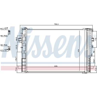 Condensor, airconditioning NISSENS 940322