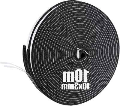 Foam Sealing Tape voor Deuren en Ramen, 10mm x 3mm, Geluiddicht, Weerbestendig en Anti-Collisie, Totale Lengte 10m