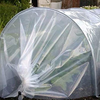 Kas Cover - Tunnelkas Vervanging - Planten Beschermen - Waterdicht UV-bestendig - 3 X 4 M - Transparant