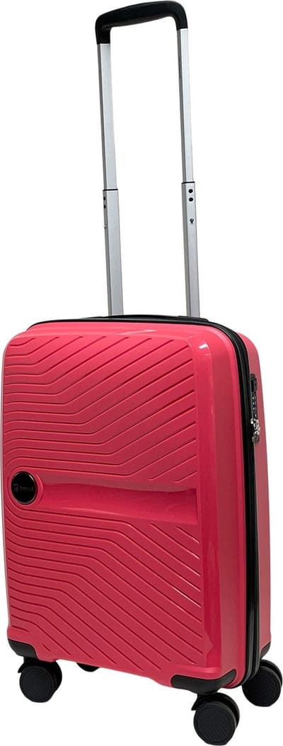 Benzi Ovar Handbagage Koffer - 55 cm Trolley - 35 liter - 55x35x20 cm - Fuchsiaroze