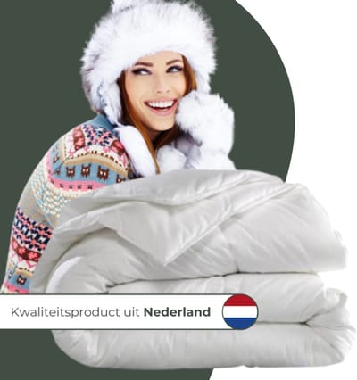 Zavelo - Dik Hollands Donzen Dekbed - Enkel Dekbed - All Year Dekbed - Warmteklasse 2 - 2-persoons (200x200 cm)