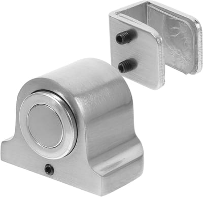Glazen Deurstoppers voor Vloermontage met Sterke Magneet voor Douche- en Schuifdeuren, Geluidsarm en Antislip, Moderne Accessoires voor Thuis, Kantoor en Hotelgebruik