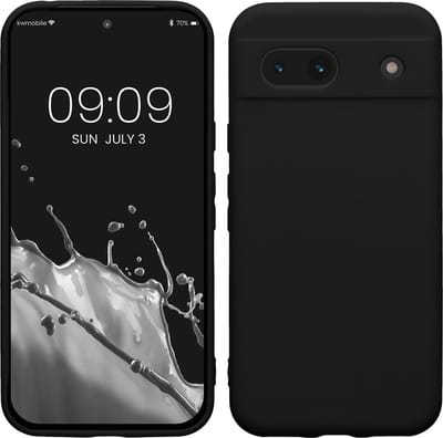 kwmobile telefoonhoesje geschikt voor Google Pixel 8a - Hoesje voor smartphone - Precisie camera uitsnede - In mat zwart