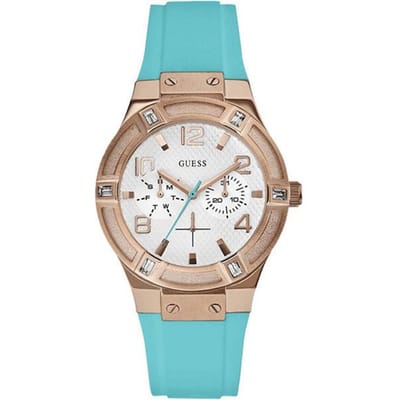 Horloge GUESS W0564L3. Kwarts, Kleur wit. Vrouw. gray
