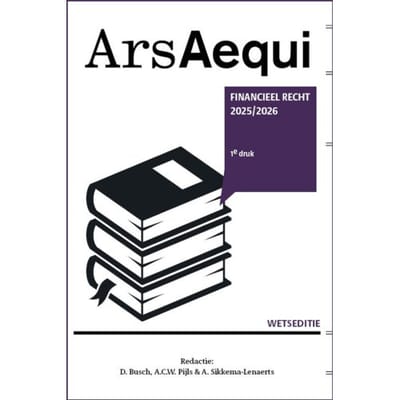 Financieel Recht / 2025/2026 - Ars Aequi Wetseditie