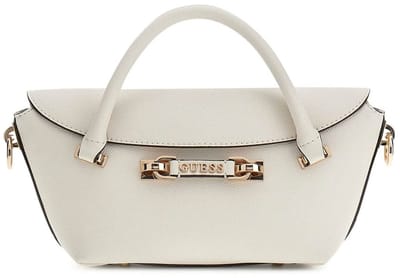 GUESS schoudertas handtas Sophia Hobo Cream White crème