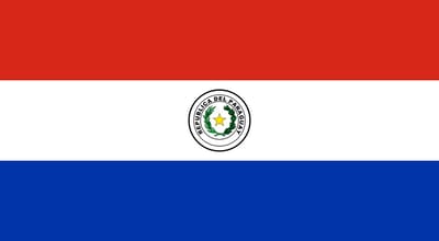 Vlag Paraguay 300x450cm