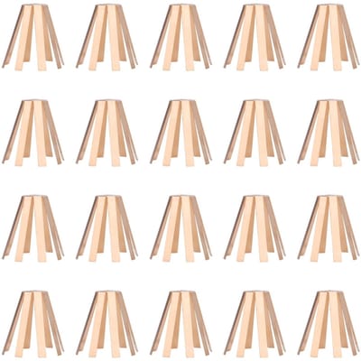 Dailygoods - 20 Stuks Golf Schachtadapter Vulringen van Messing - Voor IJzeren Clubs