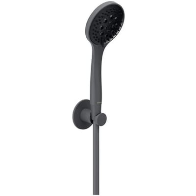 Herzbach DEEP GREY tub set with cone holder seven round 23.914200.1.06