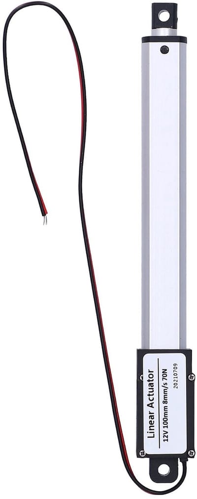 Dailygoody - Lineaire actuator - Geluidsarm - 100 mm - Elektrische mini-actuator - 12 V - Geschikt voor industriële landbouw - Actuatoren voor lineair.