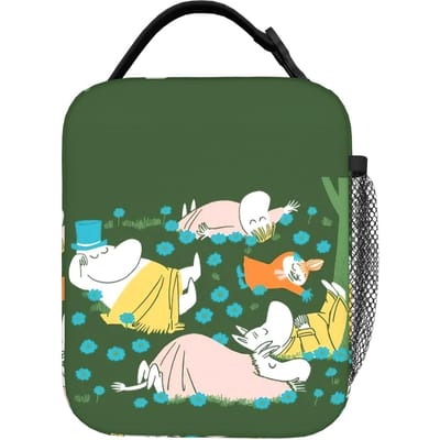MOOMINS Geïnspireerde Geïsoleerde Lunchtassen Draagbare Herbruikbare Thermische Tas Tote Lunchbox Kantoor Buiten Mannen Vrouwen One Size