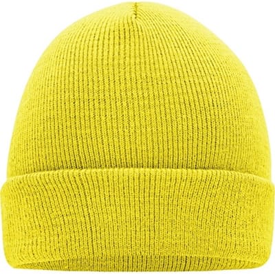 Myrtle Beach 'Knitted Cap' Beanie Yellow