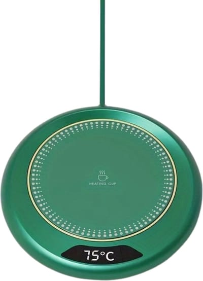 Bovista Cup Warmer - Mok Warmer - Mug Warmer - Koffie Warmer - Verwarmde Onderzetter - Koffie Warmhouder - Koffiekop Verwarmer - Kop Warmer - USB - Kopjes Warmer - Groen