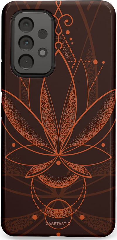 Casetastic Hoesje Geschikt voor Samsung A53 - Stijlvolle Beschermende Duo-layer Case - Lotus Groei
