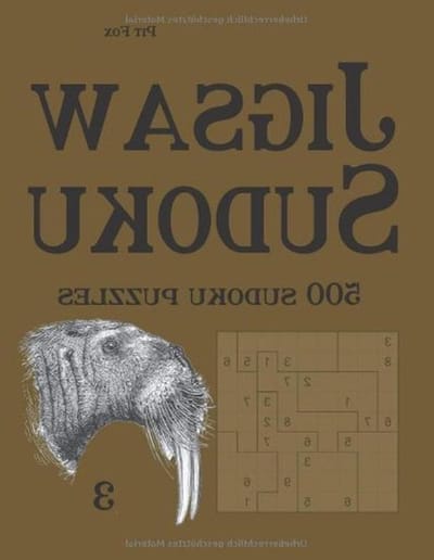 Jigsaw Sudoku Puzzels - Logische Puzzels - Hersenen Trainen - 500 Puzzels - A5 Formaat - Blauw