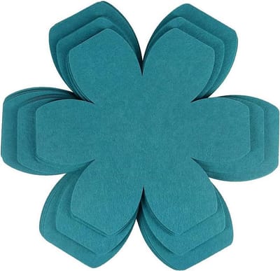 Panbeschermers - Potbeschermers Keukenbeschermers - Kookgerei Beschermen - Dikkere Viltkwaliteit - Set van 12 - Blauw