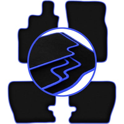 CARLUX-BLUE automatten voor: SsangYong Musso SUV (1993-2005)