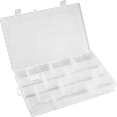 TOPEX - Organizer - 35 x 22.8 x 4.9 cm - Kunststof - 14 Verstelbare Vakken