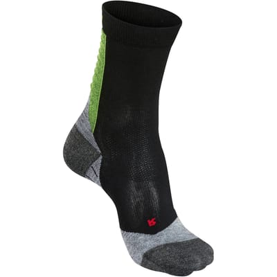 FALKE Achilles beschermt de achillespees functioneel materiaal hardloopsokken heren zwart - maat 44-45