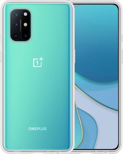 Hoesje - Geschikt voor OnePlus 8T - Sterk & Shockproof - Siliconen Case - Hoes Cover - Telefoonhoes - Transparant