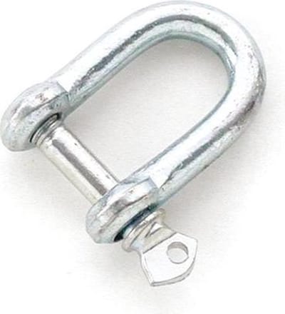 D-sluiting M8 RVS 28x16mm