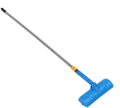 Dailygoods- Plafondverfroller 10 Inch - Stevig/roestvrij staal - Herbruikbaar - Anti-spatten - Compleet gereedschap - Voor muren/plafonds - Verfroller