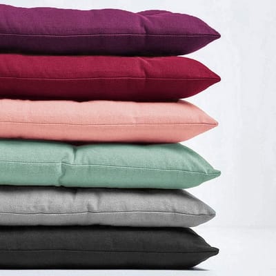 Bankkussen Dik Zitkussen - Tuinkussen Lang Kussen - Comfortabel Zitten - Antislip Bevestiging - 150 x 50 cm - Roze