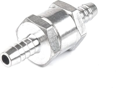 Slangpilaar met terugslag klep - 8mm - Aluminium