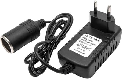 EXCITAT Auto-sigarettenaanstekeradapter - 12V 2A Auto-sigarettenaanstekeradapter - AC/DC-adapteromvormer - 24W - Geschikt voor navigatiesystemen en stroomomvormers