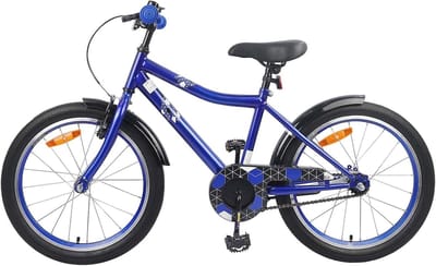 Kinderfiets - Jongensfiets Meisjesfiets - Buiten Spelen - Verstelbaar Zadel Handvat - 137 x 54 x 79 cm - Donkerblauw