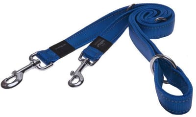 Rogz Utility Multilijn - Hondenriem - 180x2.5 cm Blauw Xl