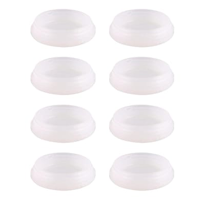 Vervangingsglijders Set - Meubelglijders Stoelglijders - Meubels Beschermen - Antislip Stopsysteem - Ø 25 mm - Wit