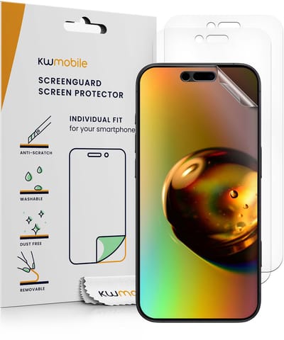 kwmobile 3x screenprotectors geschikt voor Apple iPhone Air - beschermende folie voor smartphone