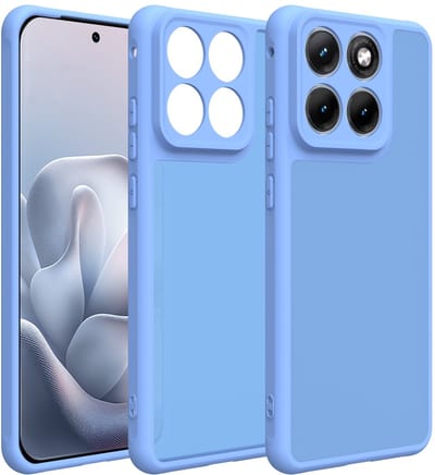 Coverup Hoesje - Geschikt voor Motorola Edge 70 Fusion Hoesje - Coverup Mat Transparante Back Cover met Camera Cover - Lichtblauw