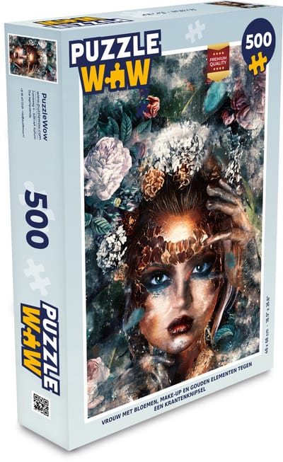 Puzzel Bloemen - Rook - Vrouwen - Legpuzzel - Puzzel 500 stukjes