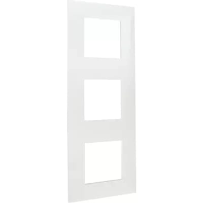 Legrand Vanela Next Drievoudige Afdekplaat Wit 71mm
