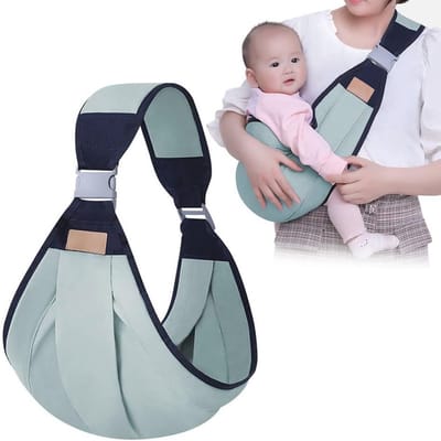 Ademende Baby Sling voor Pasgeborenen - Verstelbare Draagzak met Clip, Geschikt voor Baby's en Peuters tot 20 kg