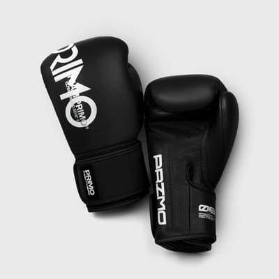 Primo Mamba Series Bokshandschoenen - Echt Leer - Zwart 12 oz